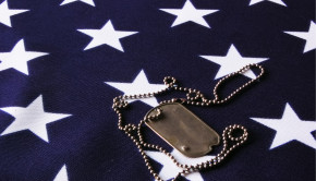 Dog Tag American Flag